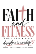 Faith & Fitness Premade Tote