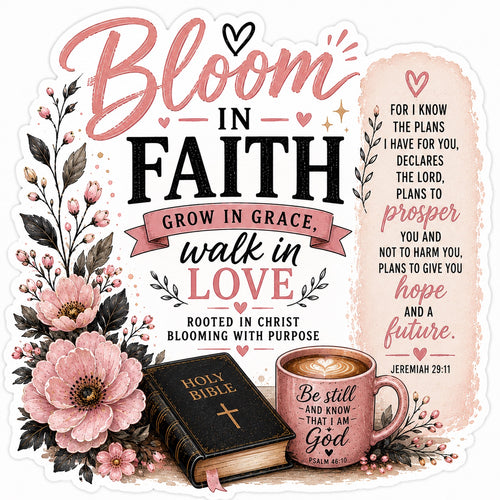 Bloom in Faith – Grow in Grace, Walk in Love