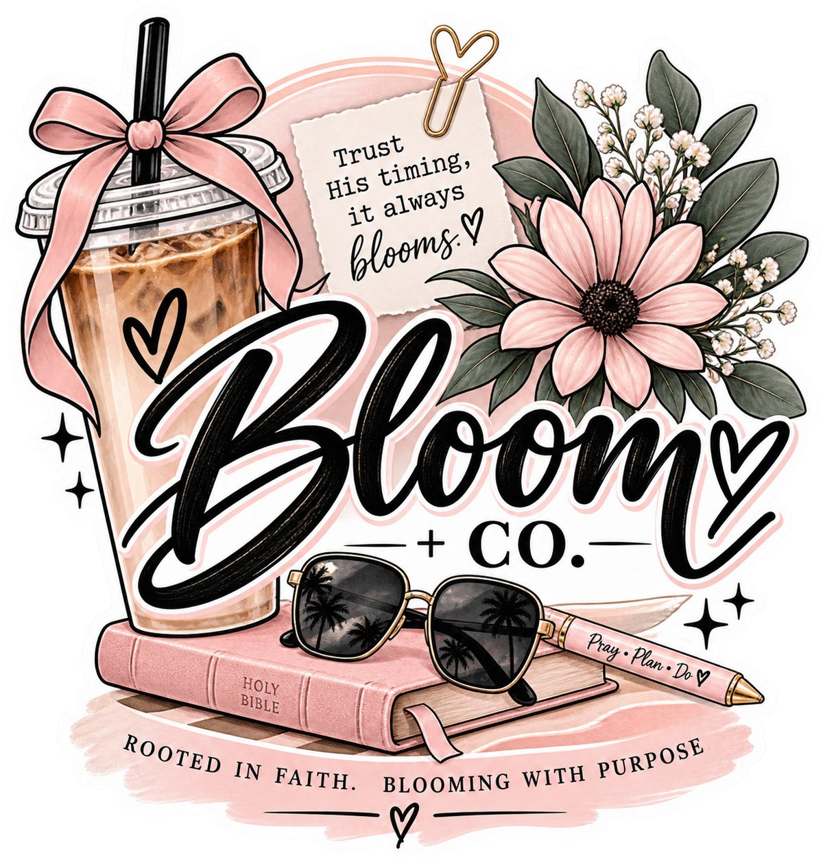Trust His Timing, It Always Blooms