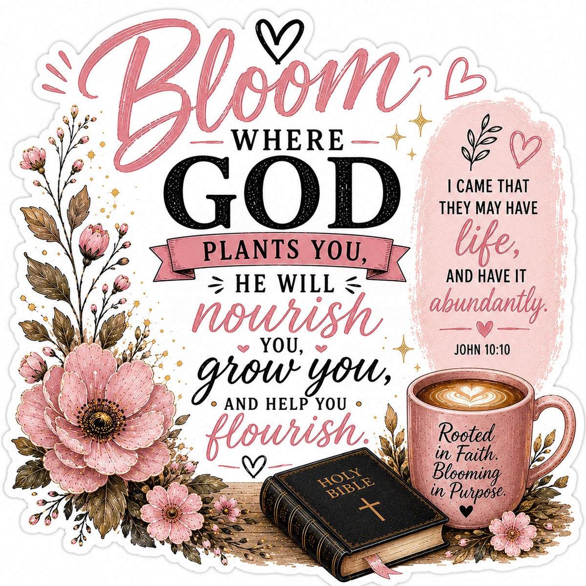 Bloom Where God Plants You – Nourish and Flourish