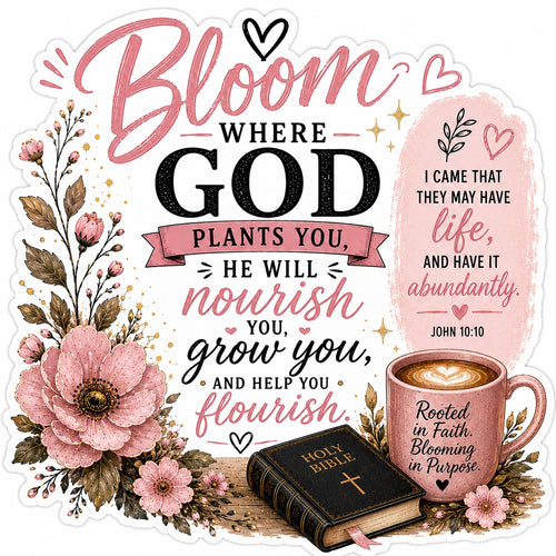 Bloom Where God Plants You – Nourish and Flourish