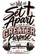 Set Apart for a Greater Purpose — Jeremiah 29:11 shirt design