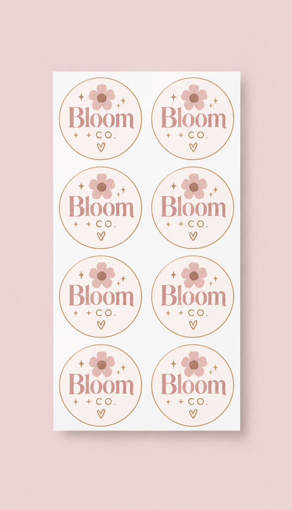 4x7” Personalized Vinyl Sticker Sheet