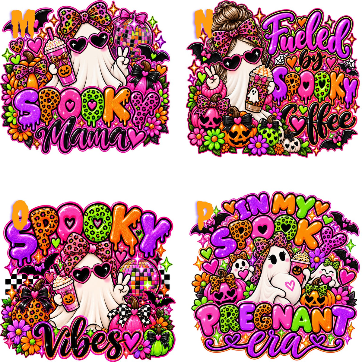 Bloom+Co Halloween designs sheet 4