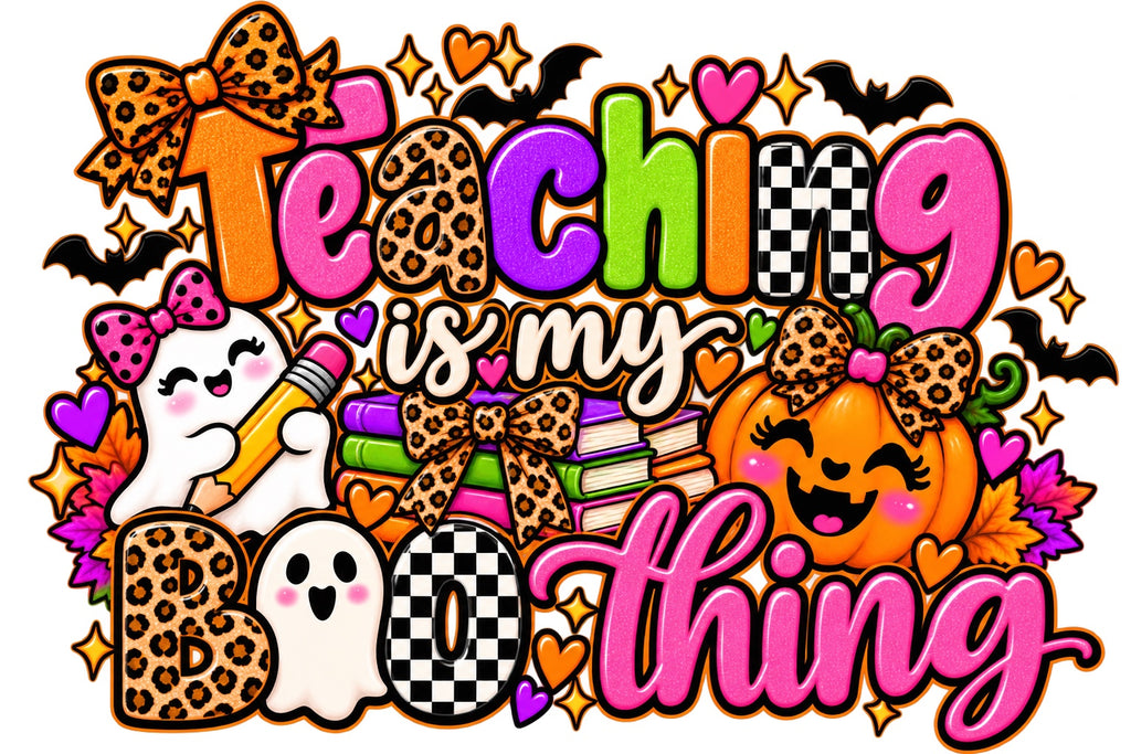 Teacher Halloween Teaching Is My Boo Thing design